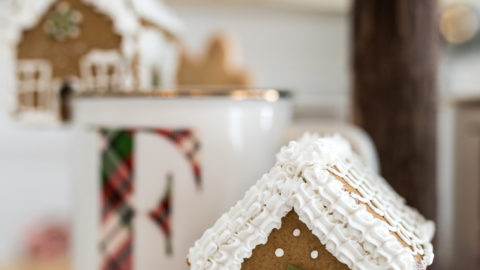 gingerbread house mug topper - Verbal Gold Blog